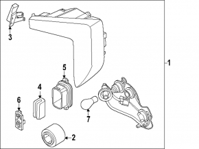 Right outer fender light for Kia K4 25-26
