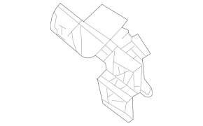 Mercedes CLA 20-23 AMG front view camera bracket pkg