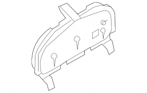 Instrument cluster Mazda3 2.3 03-09 HB