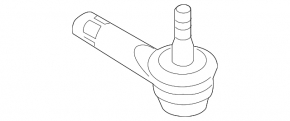 Steering tip right Mazda 3 14-18 BM CTR