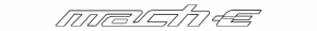 Emblem inscription Mach-E door front right Ford Mustang Mach-E 21-23