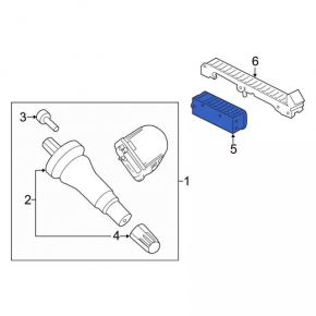 TIRE PRESSURE MONITORING SYSTEM RECEIVER MODULE Ford Escape MK4 20-