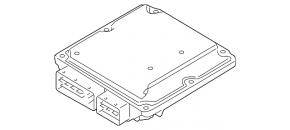 ECU engine computer VW Tiguan 12-13 AWD