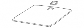 Trunk floor Volkswagen ID.4 21-23 black