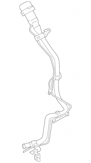 Fuel filler neck Nissan Rogue 21-23