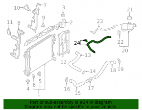 Nissan Rogue Sport 17-22 Expansion Tank Tube