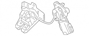 Volvo XC90 16-26 electric tailgate lock