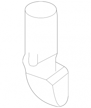 Front pillar air duct left Polestar 2 21-