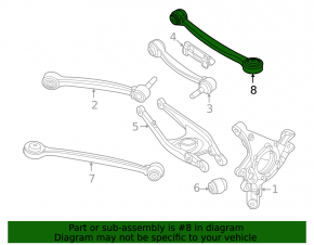 Rear left transverse control arm BMW 2 G42 22-25 M2