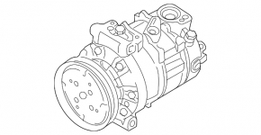 Volkswagen Taos 22-25 Air Conditioning Compressor