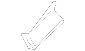 Left front panel trim for Audi A6 C7 12-18 black