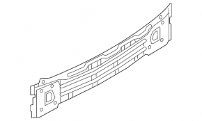 Rear panel Audi Q7 16- 2 parts