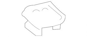 Rear bumper cap for Lexus LX 98-07