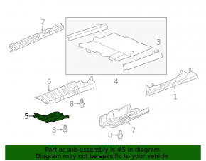 Front underbody protection Honda CRV 12-16