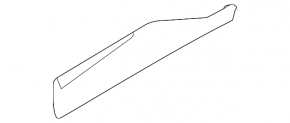 Door trim lower rear left Nissan Murano z52 15-