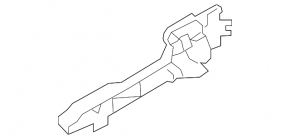 Rear left door handle mechanism Kia Niro 23-