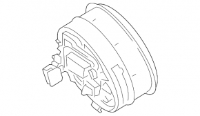 Mercedes A-Class V177 19-22 black steering wheel airbag