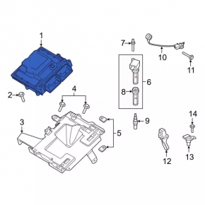 Block ECU engine computer Ford Explorer 20- 2.3T