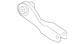 Lower rear left transverse control arm for Jaguar I-Pace 19-25
