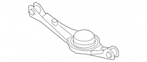 Lower control arm for rear right spring, Mazda CX-9 07-15
