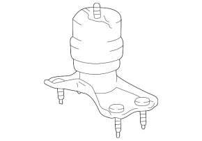 Rear engine mount Lexus RX300 98-03