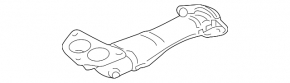 Short downpipe for Mitsubishi Galant 04-12