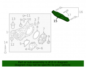 Rear Differential Bracket Volvo XC40 19-25 T5, B5