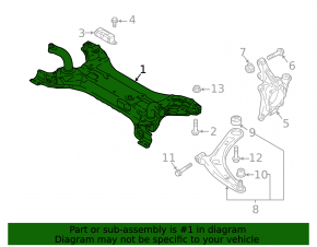 Front subframe Mitsubishi Eclipse Cross 18-20