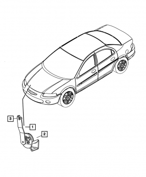 Signal low Chrysler 200 11-14