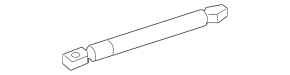 Right hood shock absorber Infiniti QX56 QX80 11-18