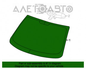 Dodge Dart Windshield 13-16