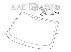 Dodge Dart Windshield 13-16
