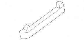 Front right ceiling handle Nissan Altima 13-18 gray
