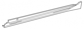 Left threshold Lexus ES300h ES350 13-18