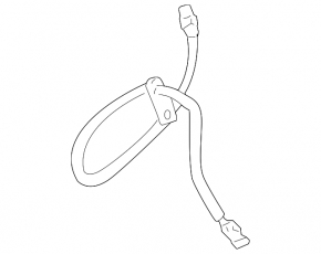 Brake hose front right Toyota Highlander 08-13