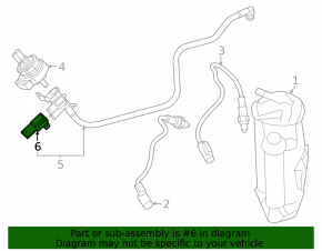 Fuel vapor pressure sensor Mercedes A-class V177 19-22