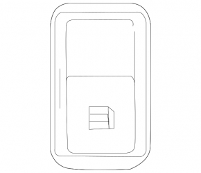 Front right window lift control Mercedes GLA 14-20