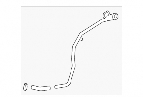 Fuel filler neck Ford Edge 15-24 3.5
