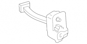 Mazda CX-9 16-23 rear left door limiter