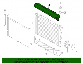 Upper Radiator Support BMW 7 G11 G12 16-22 B58