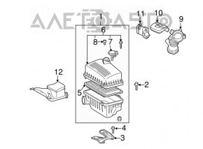 Air filter housing Toyota Camry v40 2.4