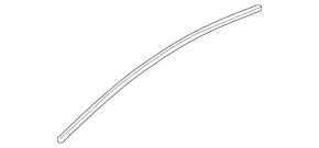 Upper rear left door molding for Mercedes W221