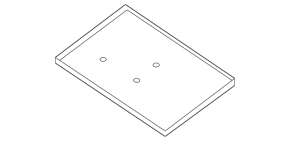 Battery tray plastic Nissan Leaf 13-17