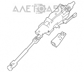Steering column with steering cardan shaft Mini Cooper Clubman R55 07-14