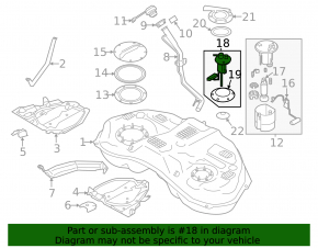 Fuel level sensor Subaru Forester 14-18 SJ 2.5