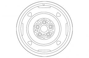 Spare tire space saver Toyota Prius 50 Prime 17-22 R17 125/70