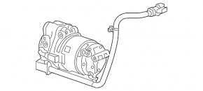 Air Conditioning Compressor Chevrolet Bolt EV 22-23