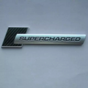SUPERCHARGED emblem left wing Audi A6 C7 12-18