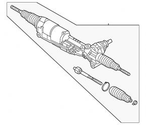 Power steering rack for Audi A8 19-25