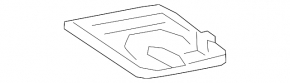Ceiling trim under belt BMW X1 F48 16-22 black